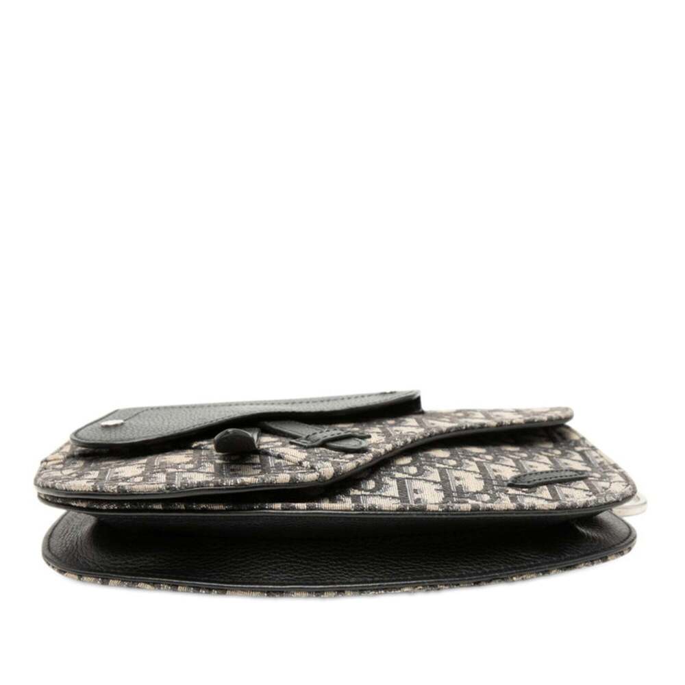 CHRISTIAN DIOR Black Leather Shoulder Bag - Picture 3 of 6